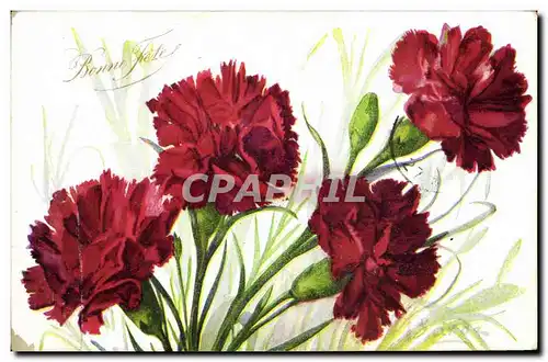 Cartes postales Fantaisie Fleurs