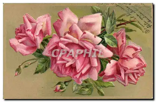 Cartes postales Fantaisie Fleurs