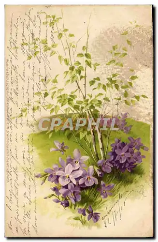 Cartes postales Fantaisie Fleurs