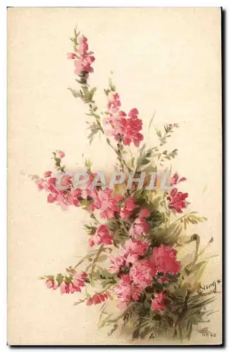 Cartes postales Fantaisie Fleurs