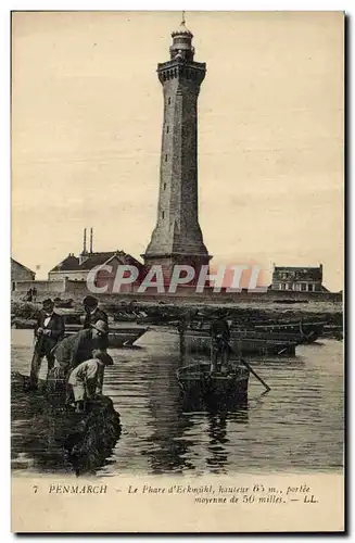 Cartes postales Phare d&#39Eckmuhl Penmarch