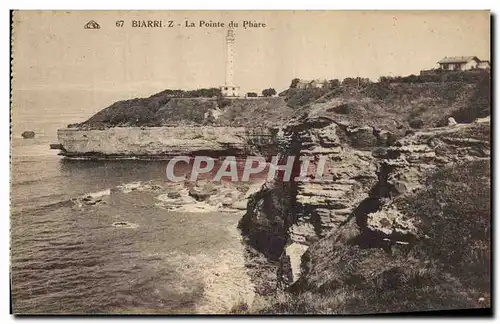 Ansichtskarte AK Phare Biarritz La pointe du phare