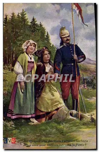 Cartes postales Militaria Alsace Lorraine