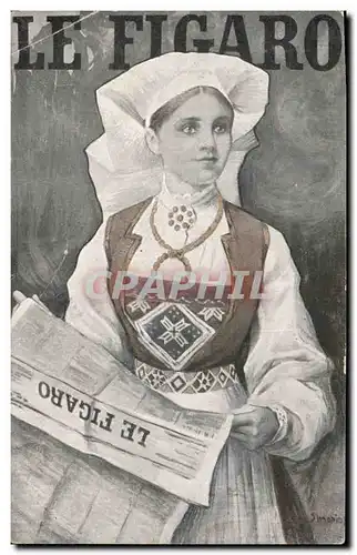 Ansichtskarte AK Fantaisie Journaux Journal Le Figaro