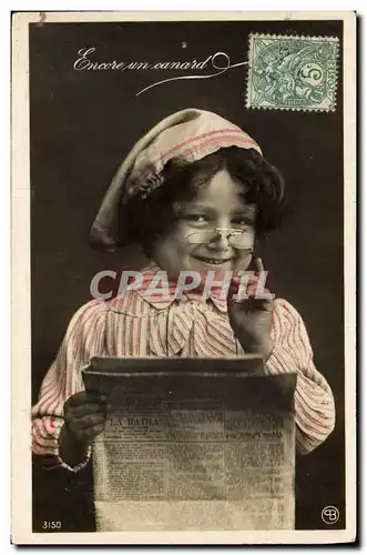 Cartes postales Fantaisie Journaux Journal Enfant