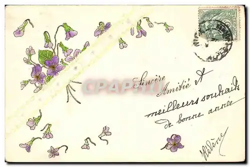 Cartes postales Fantaisie Fleurs