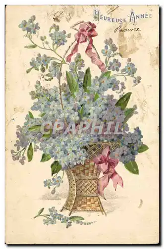 Cartes postales Fantaisie Fleurs