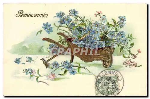 Cartes postales Fantaisie Fleurs