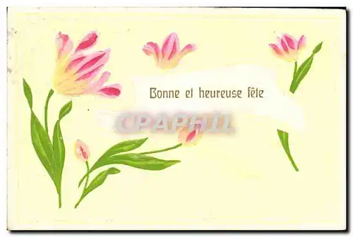 Cartes postales Fantaisie Fleurs