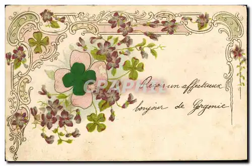 Cartes postales Fantaisie Fleurs