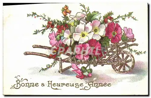 Cartes postales Fantaisie Fleurs