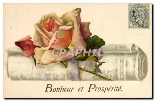 Cartes postales Fantaisie Fleurs