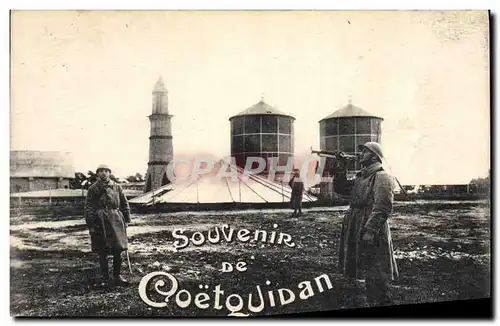 Cartes postales Chateau d&#39eau Souvenir de Coetquidan Militaria