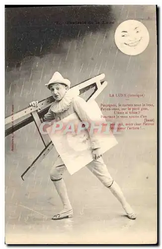 Cartes postales Fantaisie Pierrot Pierrots