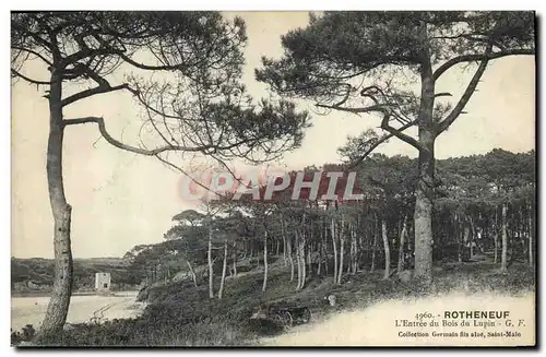 Cartes postales Arbre Rotheneuf L&#39entree du bois du Lupin