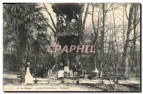 Ansichtskarte AK Arbre Le Mans Jardin d&#39horticulture Robinson