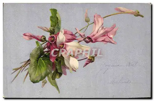 Cartes postales Fantaisie Fleurs