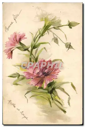 Cartes postales Fantaisie Fleurs