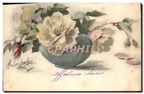 Cartes postales Fantaisie Fleurs