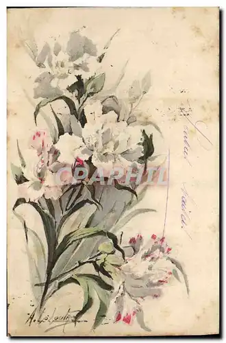 Cartes postales Fantaisie Fleurs