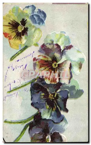 Cartes postales Fantaisie Fleurs