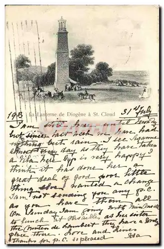 Ansichtskarte AK Phare La lanterne de Diogene a St Cloud