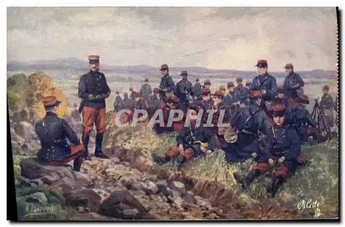 Cartes postales Militaria Infanterie