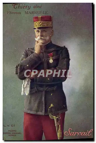 Cartes postales Militaria General Sarrail