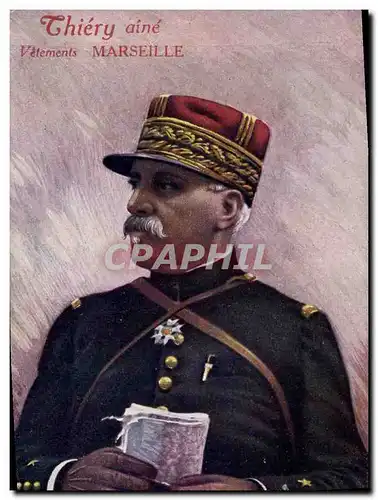 Cartes postales Militaria General De Castelnau