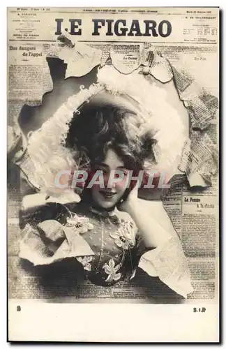 Ansichtskarte AK Fantaisie Journaux Journal Le Figaro