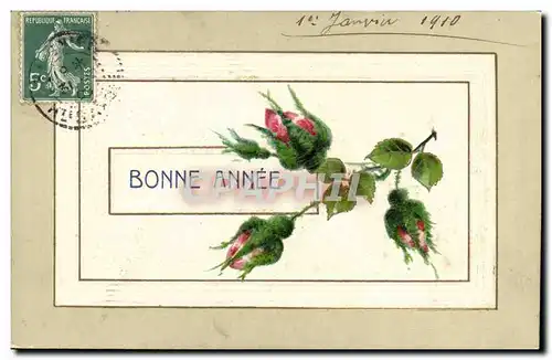 Cartes postales Fantaisie Fleurs