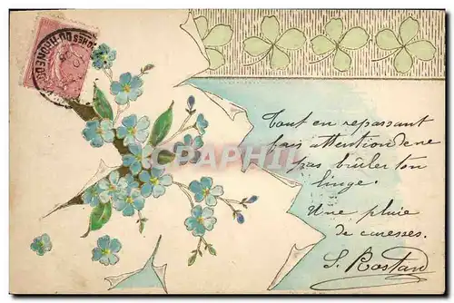 Cartes postales Fantaisie Fleurs