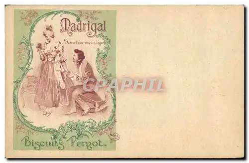 Cartes postales Publicite Madrigal Biscuits Pernot TOP