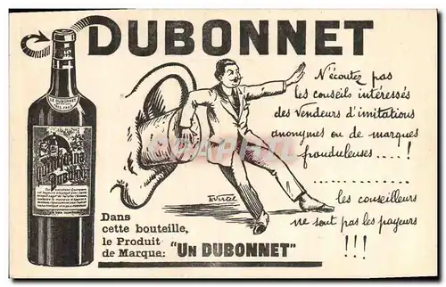 Cartes postales Publicite Dubonnet Quinquina