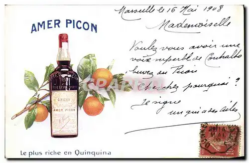 Cartes postales Publicite Amer Picon Quinquina TOP