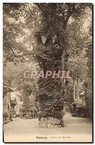 Cartes postales Arbre Robinson Arbre des roches