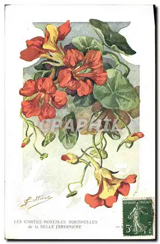 Cartes postales Fantaisie Fleurs Belle Jardiniere