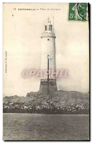 Ansichtskarte AK Phare de Senequet Coutainville