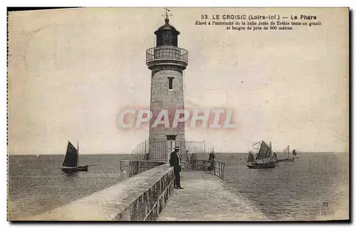 Ansichtskarte AK Phare Le Croisic Bateaux