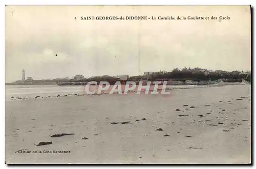 Cartes postales Phare St Georges de Didonne La corniche de la Goulette et des Groix