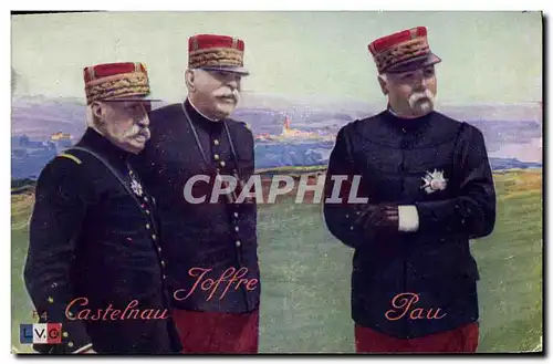 Ansichtskarte AK Militaria Castelnau Joffre Pau