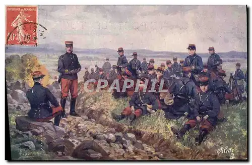 Cartes postales Militaria Infanterie