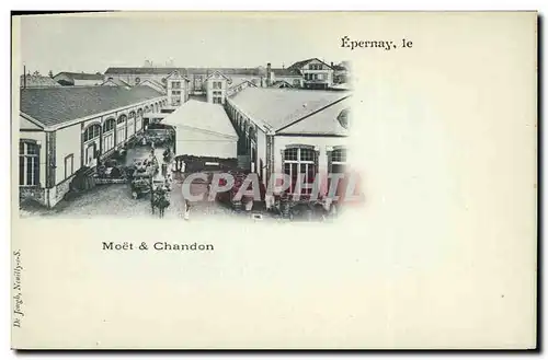 Cartes postales Folklore Vin Vignobles Champagne Moet et Chandon Epernay