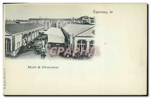 Cartes postales Folklore Vin Vignobles Champagne Moet et Chandon Station d&#39electricite
