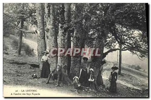 Ansichtskarte AK Arbre La Louvesc A l&#39ombre des Sept Fayards (animee)