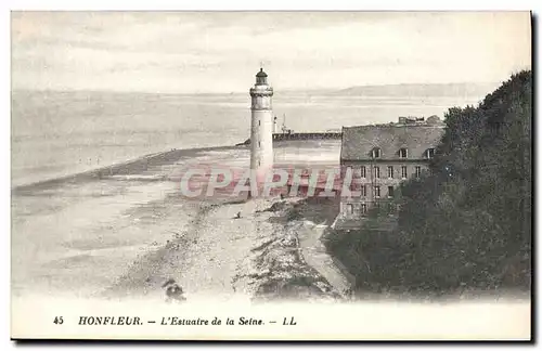 Ansichtskarte AK Phare Honfleur L&#39estuaire de la Seine