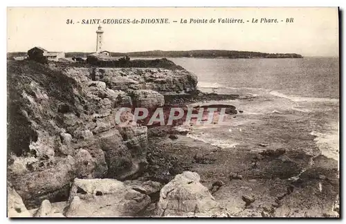 Ansichtskarte AK Phare St Georges de Didonne La pointe de Vallieres