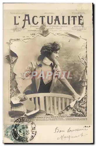 Cartes postales Journaux Journal L&#39Actualite