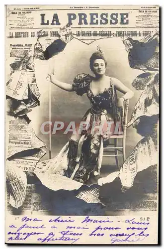 Cartes postales Journaux Journal La Presse