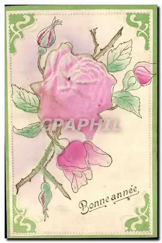 Vintage Postcard Fantasy Flowers�